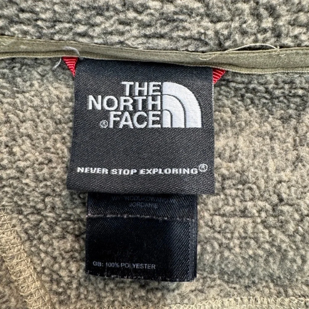 The North Face Gordon Lyons Full Zip Fleece Jacket Mens XXL Green Heather